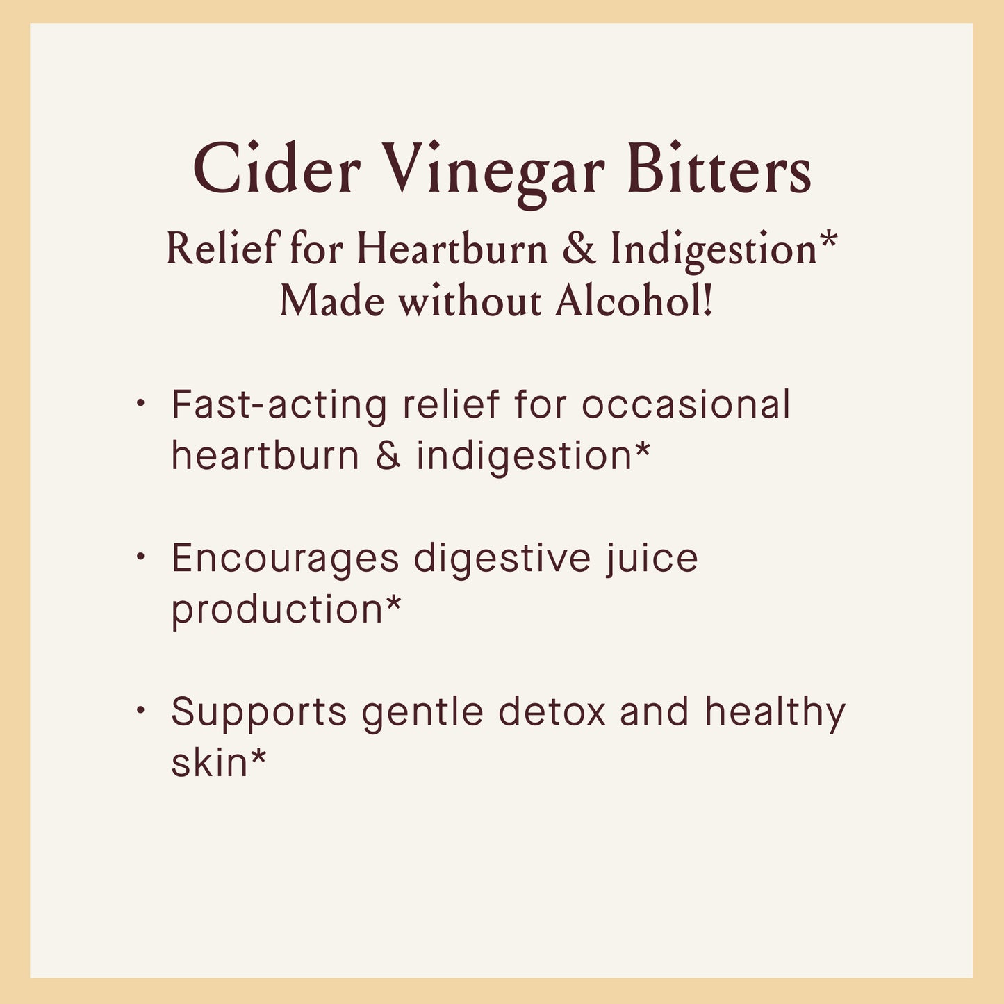 Cider Vinegar Bitters